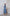 Beatrice Sky-Blue Faux Silk Long Sleeve Maxi Dress