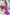 Adriana Fuchsia Thigh-Slit Maxi Dress