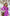 Adriana Fuchsia Thigh-Slit Maxi Dress