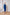 Aurora Blue Sequin One-Shoulder Midi Dress