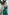 Aurora Emerald Satin Wide-Leg Palazzo Jumpsuit