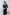 Adriana Black Crepe Queen Anne Long Sleeve Midi Dress