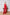 Aurora Red Deep V-Neck Sleeveless Crepe Jumpsuit