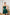 Giulia Emerald Satin Strapless Flared Mini Dress