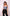 Mirella Blue Vegan Leather Cropped Top
