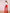 Aurora Red High Waist Wide Leg Slit Pants