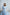 Aurora Sky-Blue Backless Puff-Sleeve Midi Dress