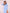 Aurora Sky-Blue Backless Long Sleeve Midi Dress