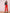 Aurora Red High Waist Pocketed Culottes Pants