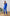 Adriana Blue Double-Breasted Slim-Fit Two-Piece Suit