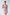 Adriana Dusty-Pink Faux Silk Long Sleeve Ruched Mini Dress