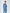 Beatrice Grey-Blue Single-Breasted Oversized Two-Piece Suit