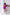 Serena Fuchsia Wrap Long Sleeve Satin-Silk Mini Dress