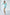 Aurora Tiffany-Blue Sweetheart Puff-Sleeve Asymmetrical Mini Dress