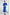 Fiamma Blue Puff-Sleeve Bodycon Midi Dress