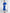 Fiamma Blue Puff-Sleeve Bodycon Midi Dress