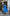 Eleonora Blue Linen Puff-Sleeve Wrap Midi Dress