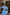 Eleonora Sky-Blue Linen Puff-Sleeve Wrap Midi Dress
