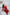 Chiara Red Queen Anne Neckline Long Sleeve Midi Dress