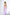 Aurora Lavender V-Neck Sleeveless Cocktail Midi Dress