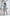 Sky-Blue Crop Jacket Skirt Suit 2-Piece