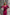 Eleonora Fuchsia Satin Long-Sleeve Maxi Dress