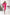 Aurora Crimson Puff-Sleeve Belted Midi Dress