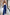 Adriana Blue High Waist Wide-Leg Palazzo Pants