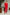 Adriana Red Slim-Fit Three-Piece Office Suit