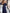 Beatrice Navy Wrap Long Sleeve Maxi Dress