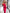Adriana Red Satin Corseted Strapless Midi Dress
