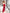 Beatrice Red High-Waist Fitted Flared Pants