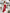 Beatrice Red High-Waist Fitted Flared Pants