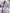 Beatrice Lavender Crepe Puff-Sleeve Midi Dress