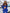 Adriana Blue Regular-Fit Three-Piece Suit