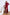 Eleonora Bordeaux Long Sleeve Thigh-Slit Maxi Dress