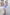 Beatrice Lavender Satin Puff-Sleeve V-Neck Midi Dress