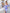 Beatrice Lavender Satin Puff-Sleeve V-Neck Midi Dress