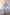 Beatrice Sky-Blue Satin Puff-Sleeve V-Neck Midi Dress