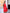 Camilla Red Satin Long-Sleeve Mini Dress