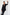 Adriana Black Shawl-Lapel Two-Piece Suit