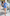 Adriana Blue One-Shoulder Asymmetric Mini Dress