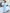 Beatrice Sky-Blue Square-Neck Puff-Sleeve Midi Dress