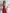Adriana Red Strapless V-Neck Culotte Jumpsuit