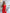 Adriana Red Strapless V-Neck Culotte Jumpsuit