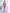 Aurora Crimson Square Neck Puff-Sleeve Mini Dress