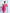 Aurora Crimson Square Neck Puff-Sleeve Mini Dress