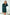 Adriana Emerald Silk Ruched Mini Dress with Long Sleeves