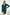 Adriana Emerald Silk Ruched Mini Dress with Long Sleeves