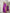 Beatrice Fuchsia Silk Long Sleeve Maxi Dress